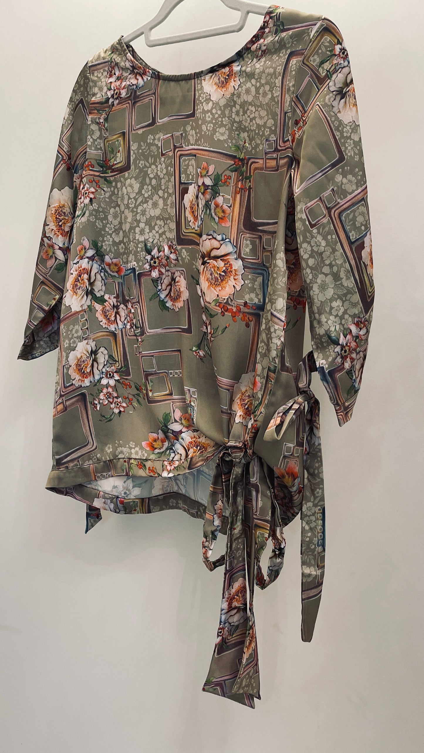 FLORAL SILK SHIRT