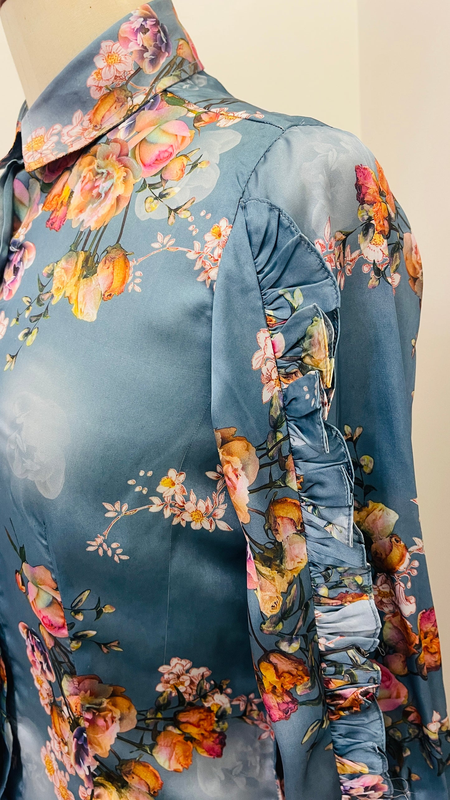 FLORAL SILK SHIRT